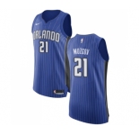 Women's Nike Orlando Magic #21 Timofey Mozgov Authentic Royal Blue NBA Jersey - Icon Edition