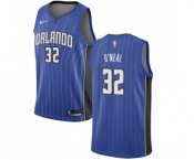 Women's Nike Orlando Magic #32 Shaquille O'Neal Swingman Royal Blue Road NBA Jersey - Icon Edition