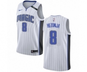 Women's Nike Orlando Magic #8 Mario Hezonja Swingman NBA Jersey - Association Edition