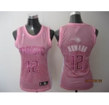 women nba orlando magic #12 howard pink