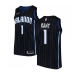Youth Nike Orlando Magic #1 Jonathan Isaac Swingman Black Alternate NBA Jersey Statement Edition