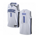 Youth Nike Orlando Magic #1 Jonathan Isaac Swingman NBA Jersey - Association Edition