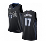 Youth Nike Orlando Magic #17 Jonathon Simmons Swingman Black NBA Jersey - City Edition