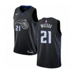 Youth Nike Orlando Magic #21 Timofey Mozgov Swingman Black NBA Jersey - City Edition