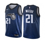 Youth Nike Orlando Magic #21 Timofey Mozgov Swingman Blue NBA Jersey - City Edition