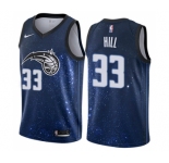 Youth Nike Orlando Magic #33 Grant Hill Swingman Blue NBA Jersey - City Edition