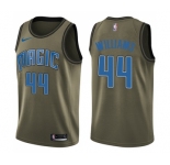 Youth Nike Orlando Magic #44 Jason Williams Swingman Green Salute to Service NBA Jersey