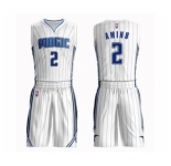 Youth Orlando Magic #2 Al-Farouq Aminu Swingman Black Basketball Suit Jersey Statement Edition
