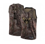 Women's Nike Charlotte Hornets #1 Malik Monk Swingman Camo Realtree Collection NBA Jersey