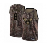 Women's Nike Charlotte Hornets #8 Bismack Biyombo Swingman Camo Realtree Collection NBA Jersey