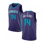 Women's Nike Jordan Charlotte Hornets #14 Michael Kidd-Gilchrist Swingman Purple NBA Jersey Statement Edition