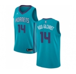 Women's Nike Jordan Charlotte Hornets #14 Michael Kidd-Gilchrist Swingman Teal NBA Jersey - Icon Edition