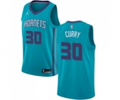 Women's Nike Jordan Charlotte Hornets #30 Dell Curry Swingman Teal NBA Jersey - Icon Edition