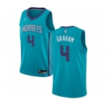 Women's Nike Jordan Charlotte Hornets #4 Devonte Graham Swingman Purple NBA Jersey Statement Edition