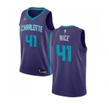 Women's Nike Jordan Charlotte Hornets #41 Glen Rice Swingman Purple NBA Jersey Statement Edition