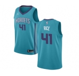 Women's Nike Jordan Charlotte Hornets #41 Glen Rice Swingman Teal NBA Jersey - Icon Edition