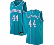 Women's Nike Jordan Charlotte Hornets #44 Frank Kaminsky Swingman Aqua Hardwood Classics NBA Jersey
