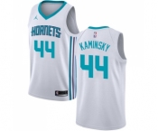 Women's Nike Jordan Charlotte Hornets #44 Frank Kaminsky Swingman White NBA Jersey - Association Edition