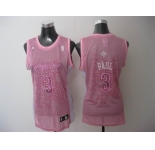 women nba new orleans hornets #3 paul  pink