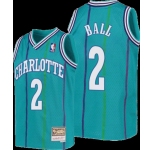 Youth  Charlotte Hornets #2 LaMelo Ball Blue Retro Stitched NBA Jersey