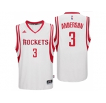 Houston Rockets #3 Ryan Anderson 2016 Home White New Swingman Jersey