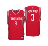 Houston Rockets #3 Ryan Anderson 2016 Road Red New Swingman Jersey