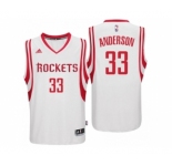 Men Houston Rockets #33 Ryan Anderson Home White New Swingman Jersey