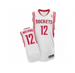 Men's Adidas Houston Rockets #12 Louis Williams Authentic White Home NBA Jersey