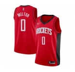 Men's Houston Rockets #0 De'Anthony Melton Authentic Red Finished Basketball Jersey - Icon Edition