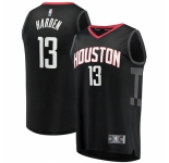 Men's Houston Rockets #13 James Harden Fanatics Branded Black 2020-21 Fast Break Player Jersey