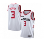 Men's Houston Rockets #3 Steve Francis Swingman White Basketball Jersey - 2019-20 City Edition