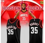 Mens Houston Rockets #35 Kevin Durant Black Statement Edition Swingman Jersey