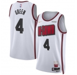Men's Houston Rockets #4 Jalen Green White 2024-25 City Edition Stitched Jersey