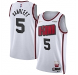 Men's Houston Rockets #5 Fred VanVleet White 2024-25 City Edition Stitched Jersey