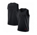 Men's Houston Rockets #7 Carmelo Anthony Swingman Black MVP Basketball Jersey