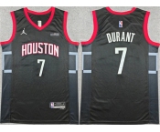 Men's Houston Rockets #7 Kevin Durant Black Statement Edition Stitched Jersey