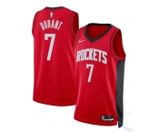 Men's Houston Rockets #7 Kevin Durant Red Nike Icon Edition NBA Jersey