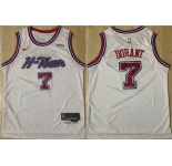 Men's Houston Rockets #7 Kevin Durant White 2024-25 Stitched Jersey