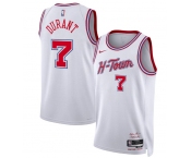 Men's Houston Rockets #7 Kevin Durant White 2025-26 City Edition Stitched Jersey