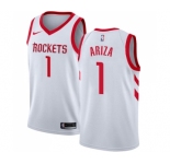 Men's Nike Houston Rockets #1 Trevor Ariza Swingman White Home NBA Jersey - Association Edition