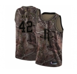 Men's Nike Houston Rockets #42 Nene Swingman Camo Realtree Collection NBA Jersey