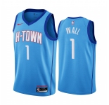Nike Rockets #1 John Wall Blue NBA Swingman 2020-21 City Edition Jersey