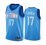 Nike Rockets #17 PJ Tucker Blue NBA Swingman 2020-21 City Edition Jersey