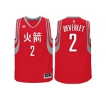 adidas Houston Rockets #2 Patrick Beverley Red Chinese New Year Swingman Jersey