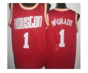 nba Houston Rockets #1 Tracy McGrady Red(Throwback Revolution 30)