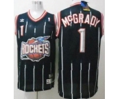 nba houston rockets #1 tracy mcgrady blue[revolution 30]