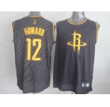 nba houston rockets #12 howard zebra