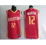 nba  houston rockets #12 martin red(special edition)