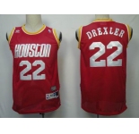 nba houston rockets # 22 Drexler red