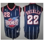 nba houston rockets #22 drexler blue[classics]